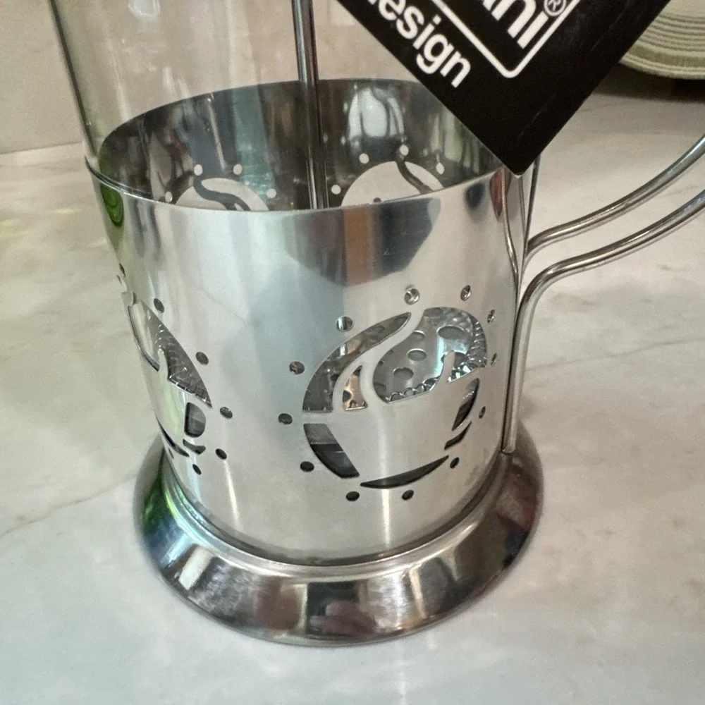 Gnali & Zani French Press Coffee Tea Maker NEW
